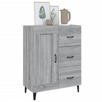 Credenza Grigio Sonoma 69,5x34x90 cm in Legno Multistrato 817373