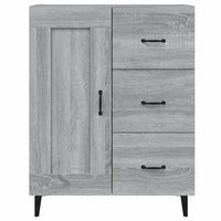 Credenza Grigio Sonoma 69,5x34x90 cm in Legno Multistrato 817373