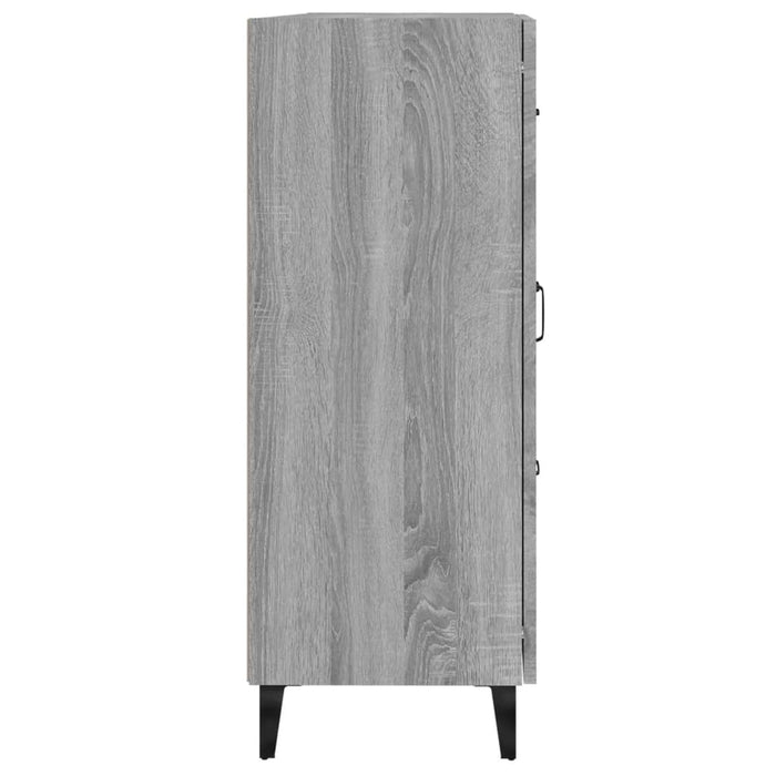 Credenza Grigio Sonoma 69,5x34x90 cm in Legno Multistrato 817373