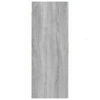 Armadietto Pensile a Parete Grigio Sonoma 69,5x34x90 cm 817382