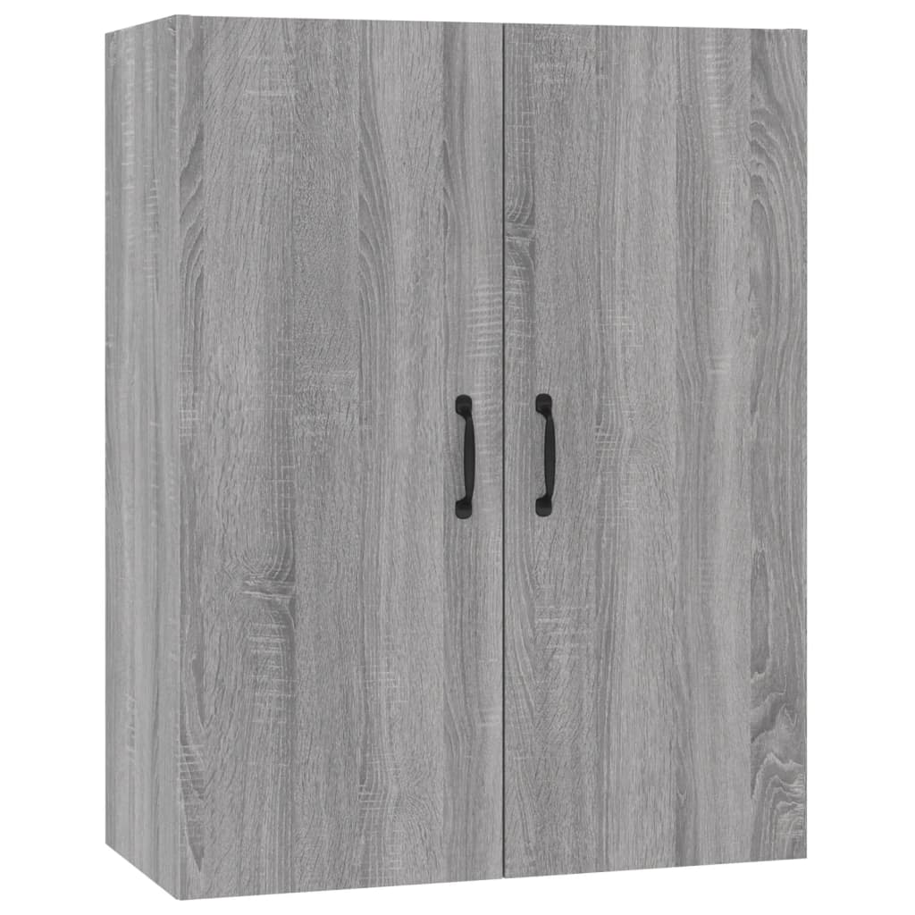 Mobile Pensile Grigio Sonoma 69,5x34x90 cm Legno Multistrato 817385