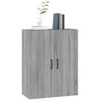 Mobile Pensile Grigio Sonoma 69,5x34x90 cm Legno Multistrato 817385