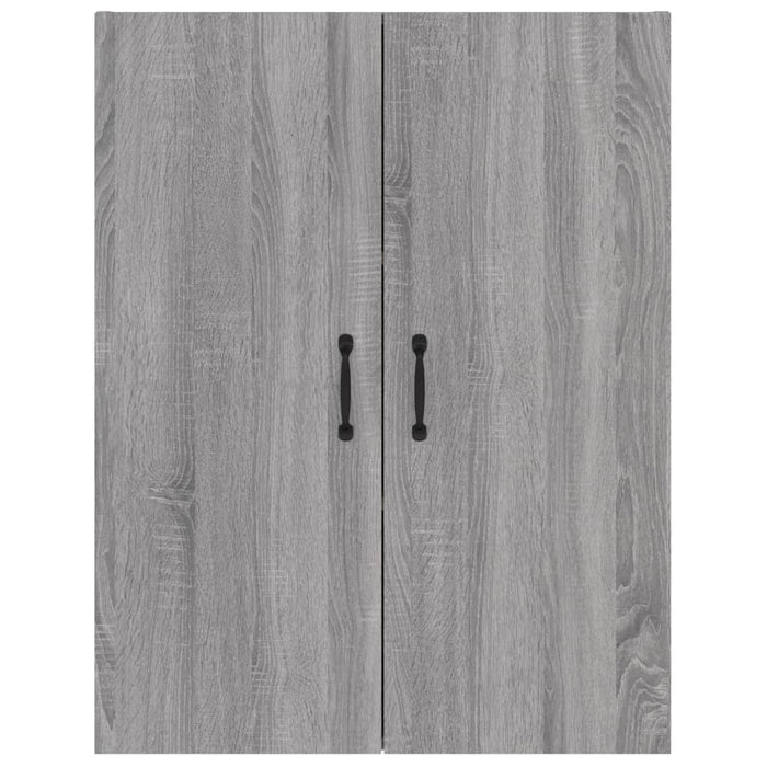 Mobile Pensile Grigio Sonoma 69,5x34x90 cm Legno Multistrato 817385