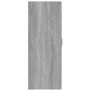 Mobile Pensile Grigio Sonoma 69,5x34x90 cm Legno Multistrato 817385