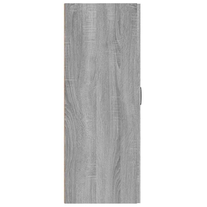 Mobile Pensile Grigio Sonoma 69,5x34x90 cm Legno Multistrato 817385