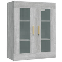 Armadietto Pensile a Parete Grigio Sonoma 69,5x34x90 cm cod mxl 65622