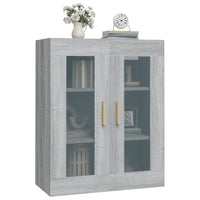 Armadietto Pensile a Parete Grigio Sonoma 69,5x34x90 cm cod mxl 65622