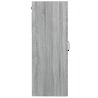 Armadietto Pensile a Parete Grigio Sonoma 69,5x34x90 cm cod mxl 11557