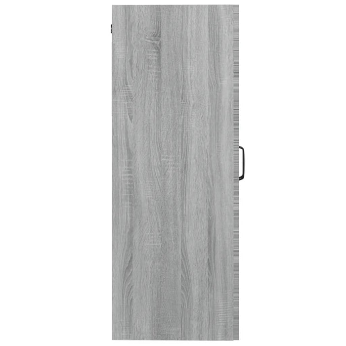 Armadietto Pensile a Parete Grigio Sonoma 69,5x34x90 cm cod mxl 11557