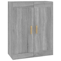 Mobile a Parete Grigio Sonoma 69,5x32,5x90 cm Legno Multistrato cod mxl 33021