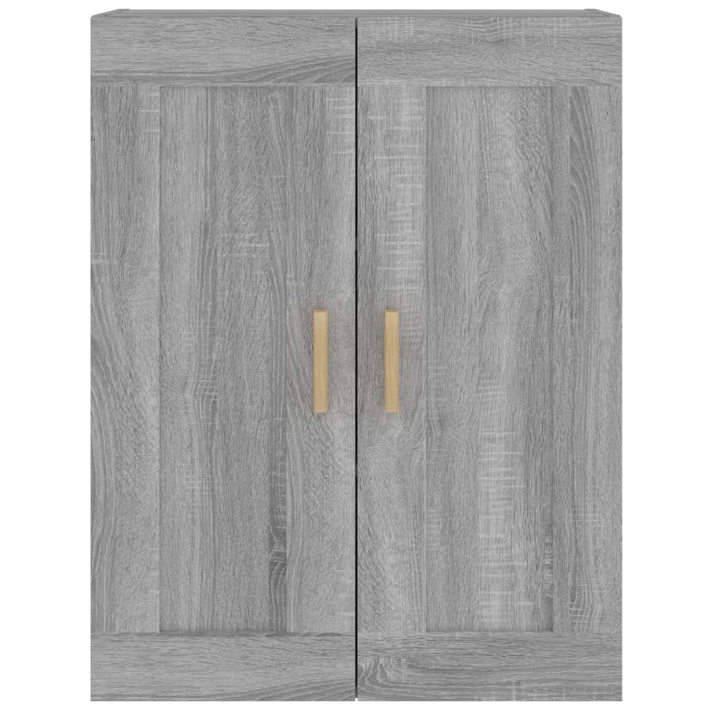 Pensile Grigio Sonoma 69,5x32,5x90 cm in Legno Multistrato 817394