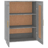 Mobile a Parete Grigio Sonoma 69,5x32,5x90 cm Legno Multistrato 817394