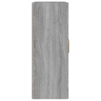 Mobile a Parete Grigio Sonoma 69,5x32,5x90 cm Legno Multistrato cod mxl 33021