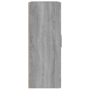 Mobile a Parete Grigio Sonoma 69,5x32,5x90 cm Legno Multistrato cod mxl 33021