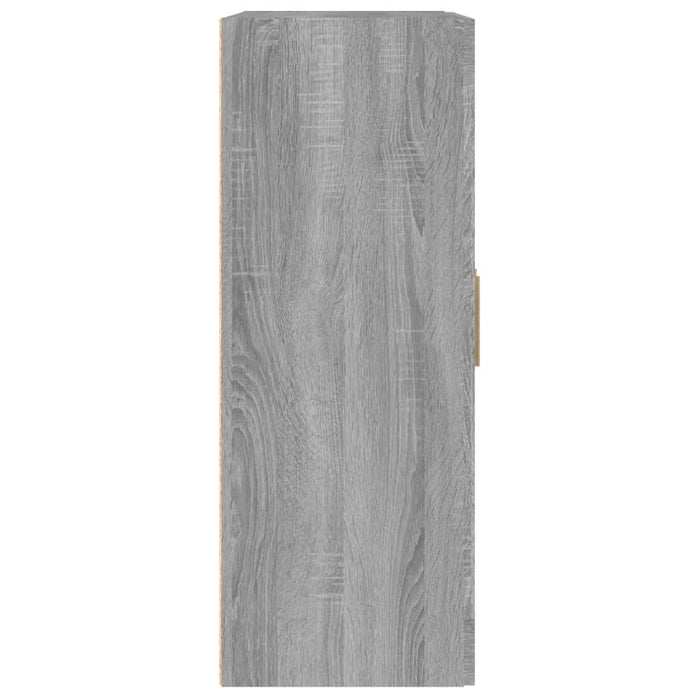 Mobile a Parete Grigio Sonoma 69,5x32,5x90 cm Legno Multistrato cod mxl 33021