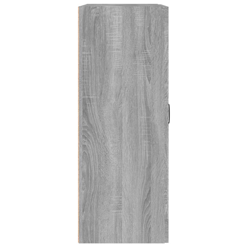 Armadietto Pensile a Parete Grigio Sonoma 69,5x32,5x90 cm cod mxl 65609