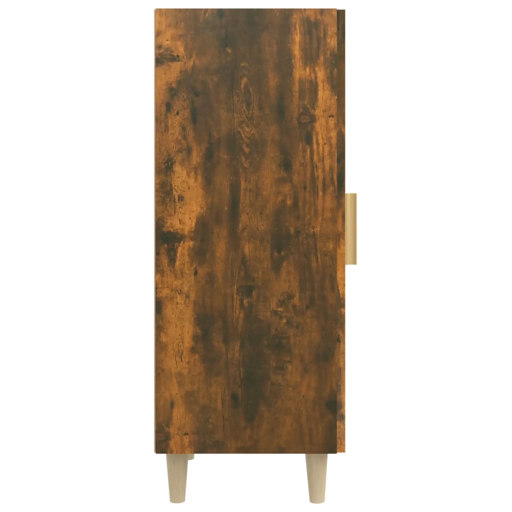 Credenza Rovere Fumo 34,5x34x90 cm in Legno Multistrato 817402