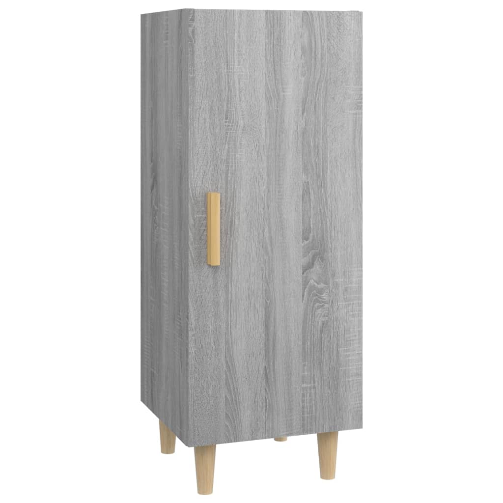 Credenza Grigio Sonoma 34,5x34x90 cm in Legno Multistrato cod mxl 27200