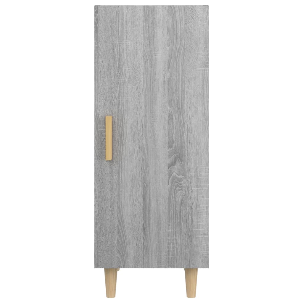 Credenza Grigio Sonoma 34,5x34x90 cm in Legno Multistrato cod mxl 27200