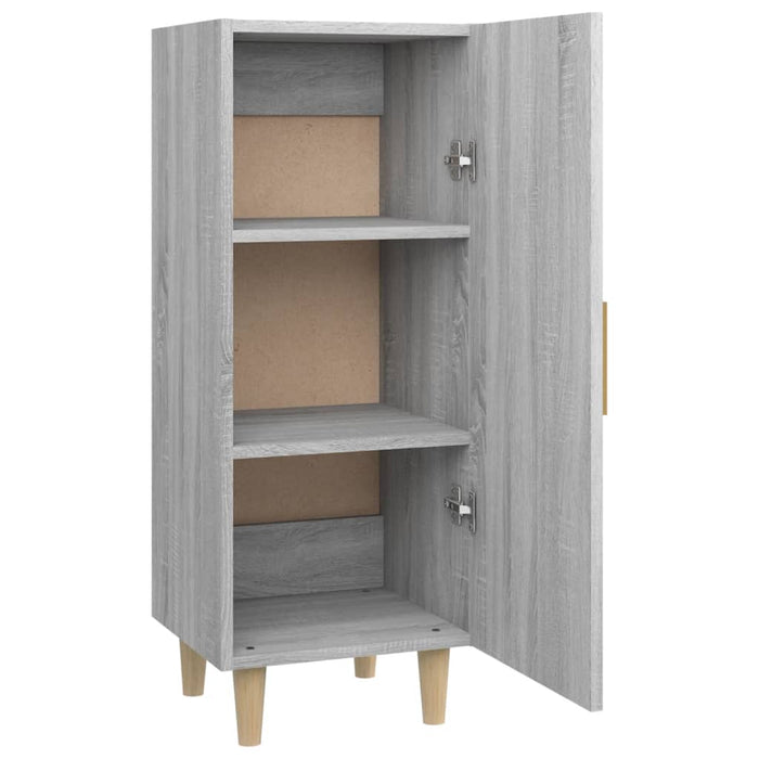 Credenza Grigio Sonoma 34,5x34x90 cm in Legno Multistrato cod mxl 27200