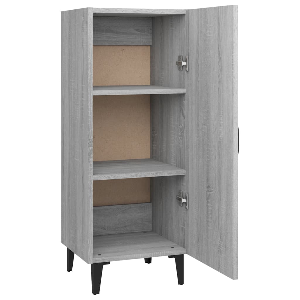 Credenza Grigio Sonoma 34,5x34x90 cm in Legno Multistrato cod 12289