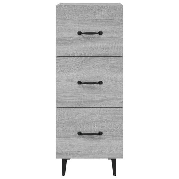 Credenza Grigio Sonoma 34,5x34x90 cm in Legno Multistrato 817412