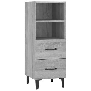 Credenza Grigio Sonoma 34,5x34x90 cm in Legno Multistrato 817418