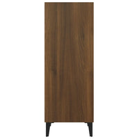 Credenza Rovere Marrone 34,5x32,5x90 cm in Legno Multistrato