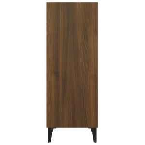 Credenza Rovere Marrone 34,5x32,5x90 cm in Legno Multistrato