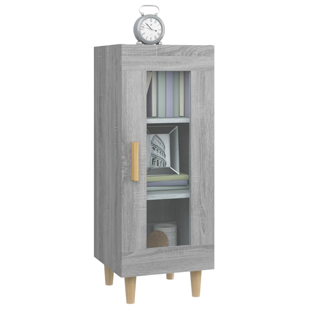 Credenza Grigio Sonoma 34,5x34x90 cm in Legno Multistrato 817427