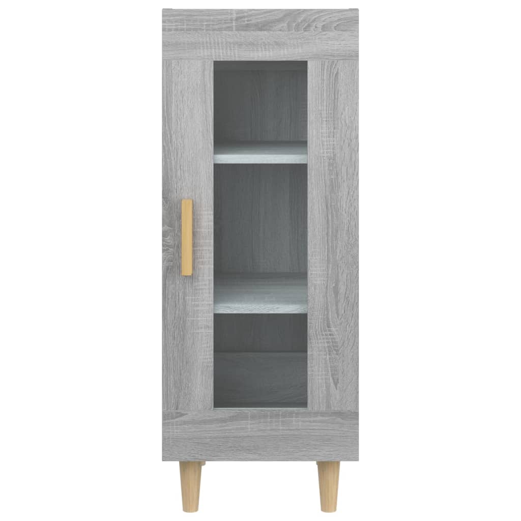 Credenza Grigio Sonoma 34,5x34x90 cm in Legno Multistrato 817427