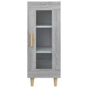 Credenza Grigio Sonoma 34,5x34x90 cm in Legno Multistrato 817427