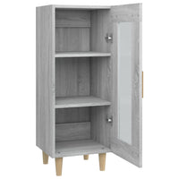 Credenza Grigio Sonoma 34,5x34x90 cm in Legno Multistrato 817427