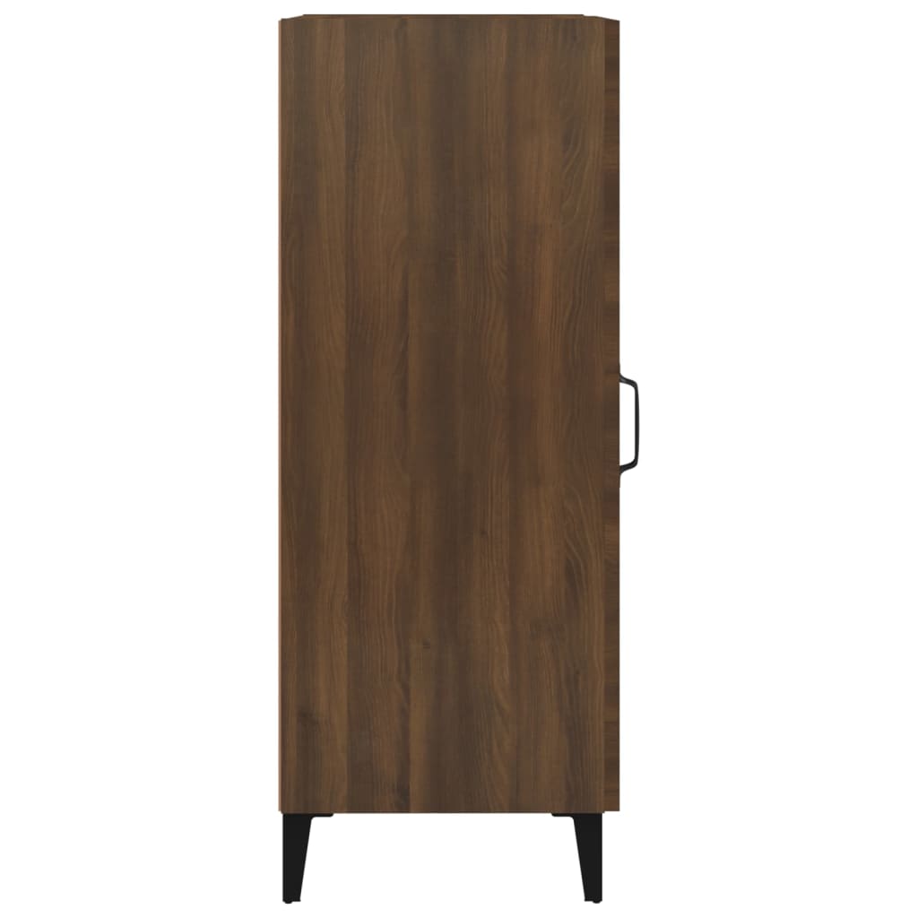 Credenza Rovere Marrone 34,5x34x90 cm in Legno Multistrato cod mxl 6421