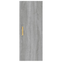 Armadietto a Muro Grigio Sonoma 34,5x34x90 cm Legno Multistrato cod mxl 32765