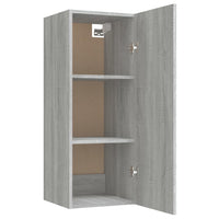 Armadietto a Muro Grigio Sonoma 34,5x34x90 cm Legno Multistrato cod mxl 32765