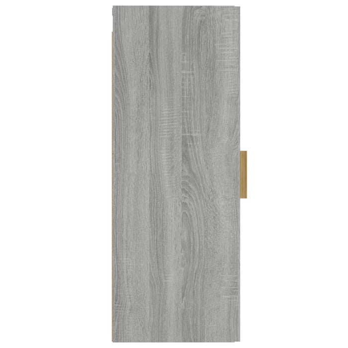 Armadietto a Muro Grigio Sonoma 34,5x34x90 cm Legno Multistrato cod mxl 32765