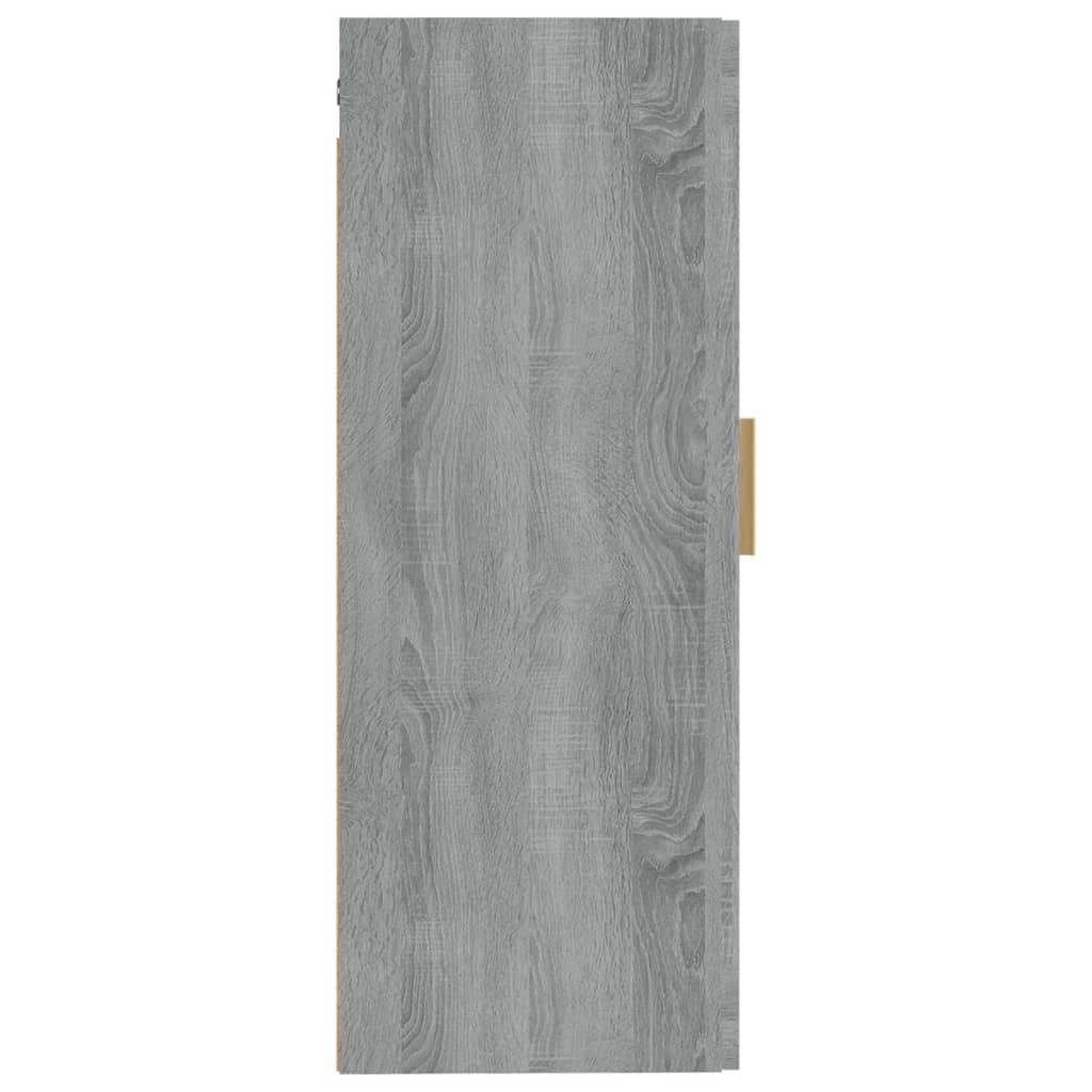 Armadietto a Muro Grigio Sonoma 35x34x90cm in Legno Multistrato cod mxl 32805