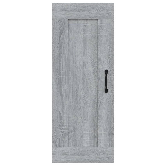 Mobile Pensile Grigio Sonoma 35x34x90 cm in Legno Multistrato 817454