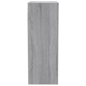 Armadietto Muro Grigio Sonoma 34,5x32,5x90 cm Legno Multistrato cod mxl 32816