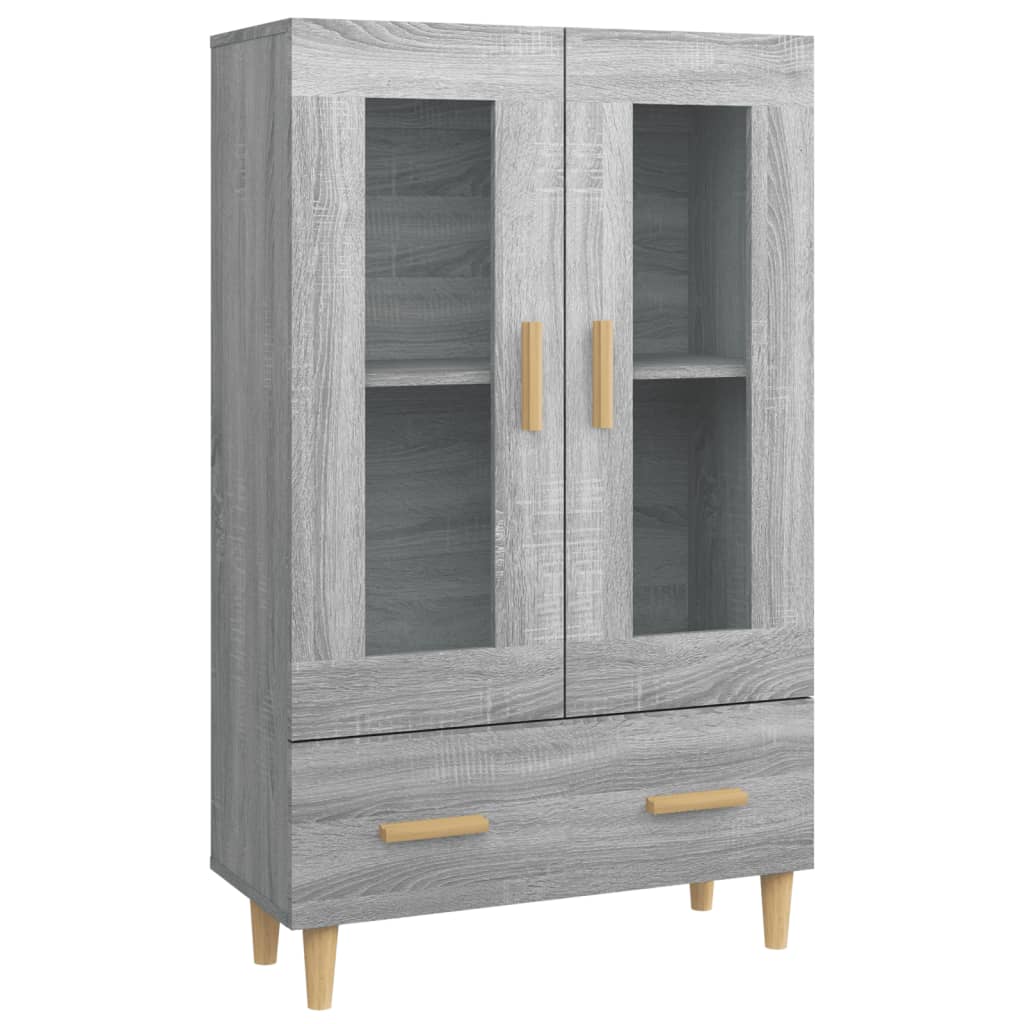 Credenza Grigio Sonoma 70x31x115 cm in Legno Multistrato 817478