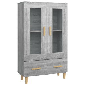 Credenza Grigio Sonoma 70x31x115 cm in Legno Multistrato 817478