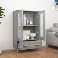 Credenza Grigio Sonoma 70x31x115 cm in Legno Multistrato cod mxl 11761