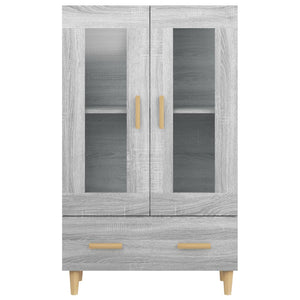 Credenza Grigio Sonoma 70x31x115 cm in Legno Multistrato cod mxl 11761