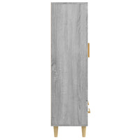 Credenza Grigio Sonoma 70x31x115 cm in Legno Multistrato cod mxl 11761