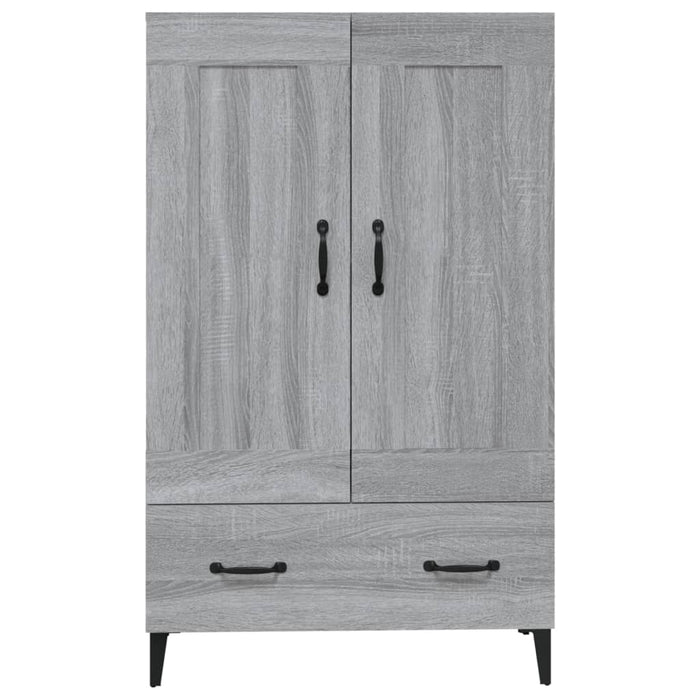 Credenza Grigio Sonoma 70x31x115 cm in Legno Multistrato 817487