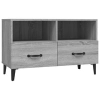 Mobile Porta TV Grigio Sonoma 80x36x50 cm in Legno Multistrato cod mxl 15372