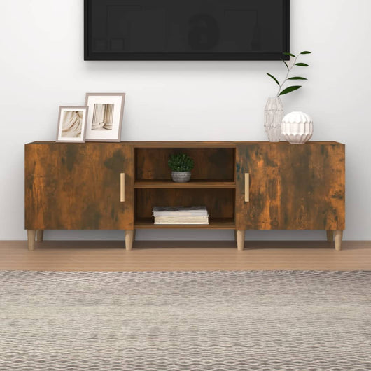 Mobile Porta TV Rovere Fumo 150x30x50 cm in Legno Multistrato cod mxl 15746