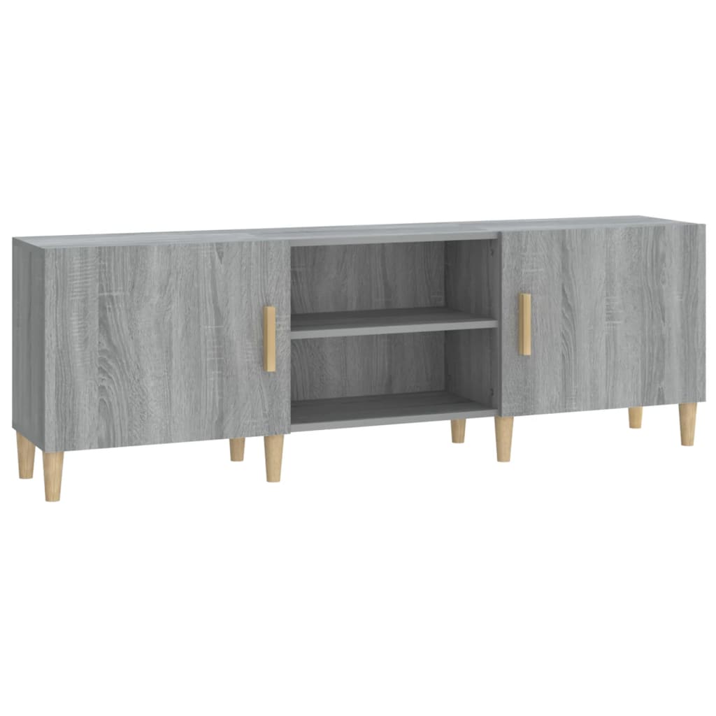 Mobile Porta TV Grigio Sonoma 150x30x50 cm in Legno Multistrato 817502