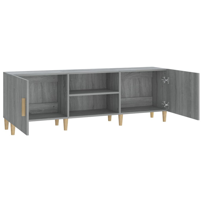 Mobile Porta TV Grigio Sonoma 150x30x50 cm in Legno Multistrato 817502